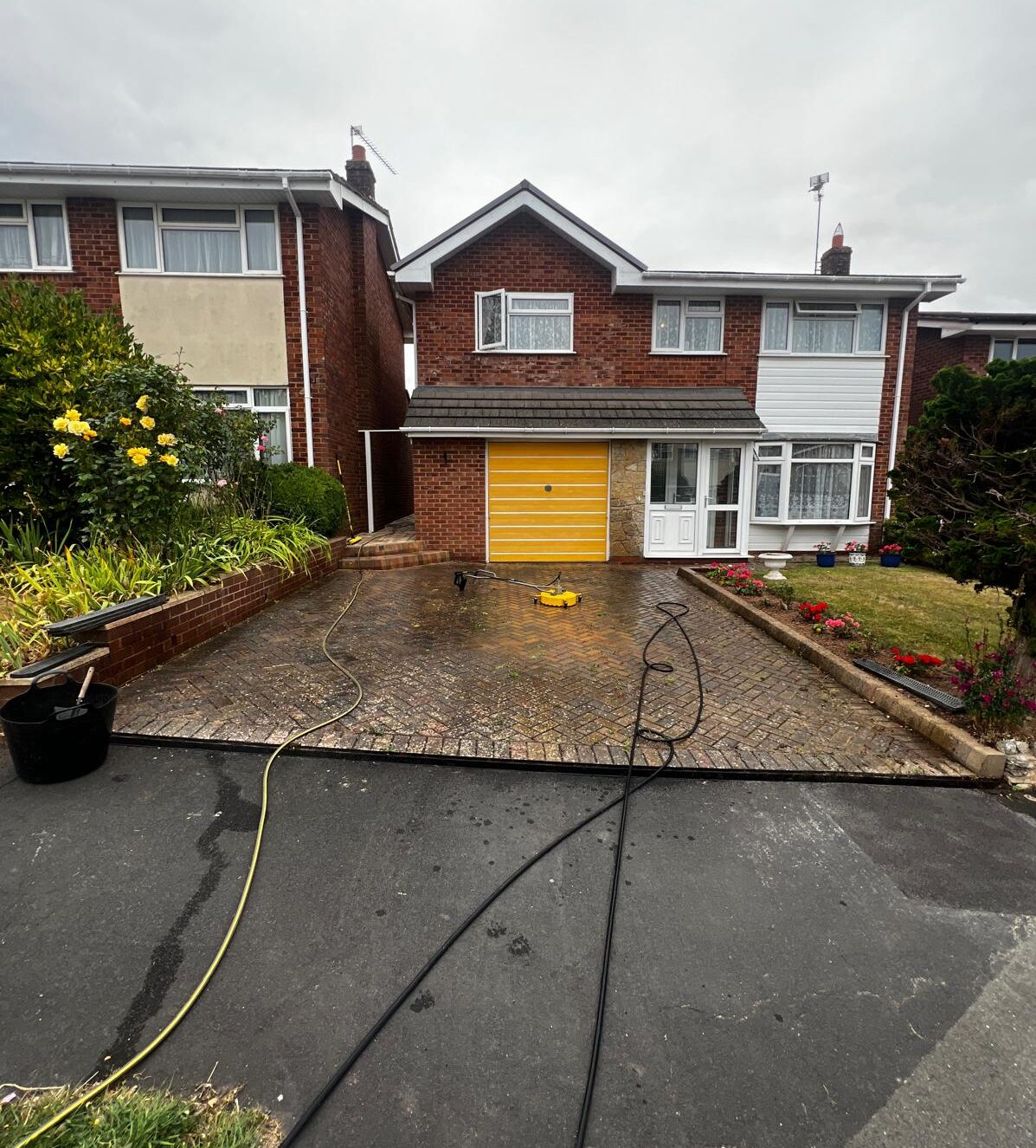 Driveway Cleaning Sidmouth — Before Driveway Cleaning Sidmouth — driveway before pressure washing
