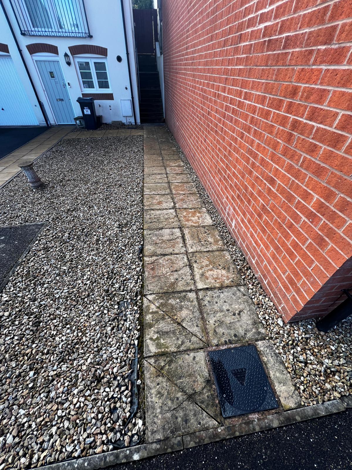 Pressure Washing Sidmouth - Before Pressure Washing Sidmouth - driveway before cleaning