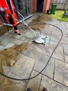 Indian Sandstone Patio Cleaning in Clyst Honiton
