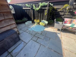 Courtyard Paved Patio Cleaning in Clyst St Mary