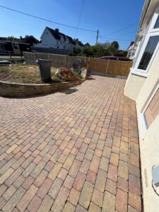 Block Paved Driveway Pressure Washing in Exmouth