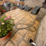Patio Blackspot Stain Removal Brampford Speke