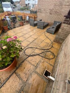 Patio Blackspot Stain Removal Brampford Speke