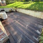 Wooden Decking Cleaned Brampford Speke