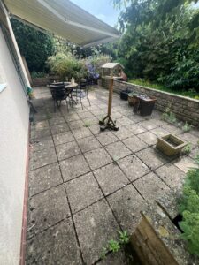Patio in Need Of Cleaning in Thorverton