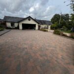 Block Paved Driveway Cleaned & Re-Sanded in Thorverton