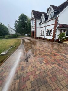 Block Paved Driveway Cleaning in Ebford