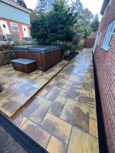 Paved Patio Pressure Washing Woodbury