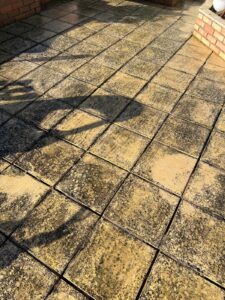 Patio Blackspot Stain Remvoal Clyst St George