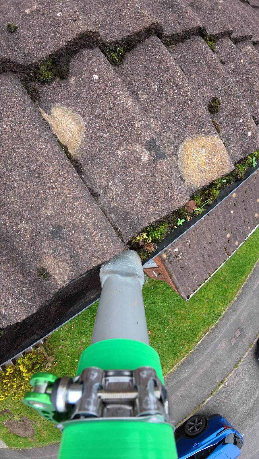 Gutter cleaning Great Torrington semi-detached home — debris removed for free-flowing rainwater