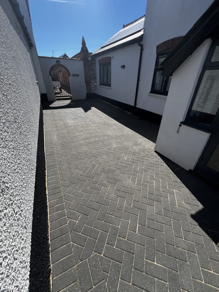 Driveway cleaning - Exwick road - After photo