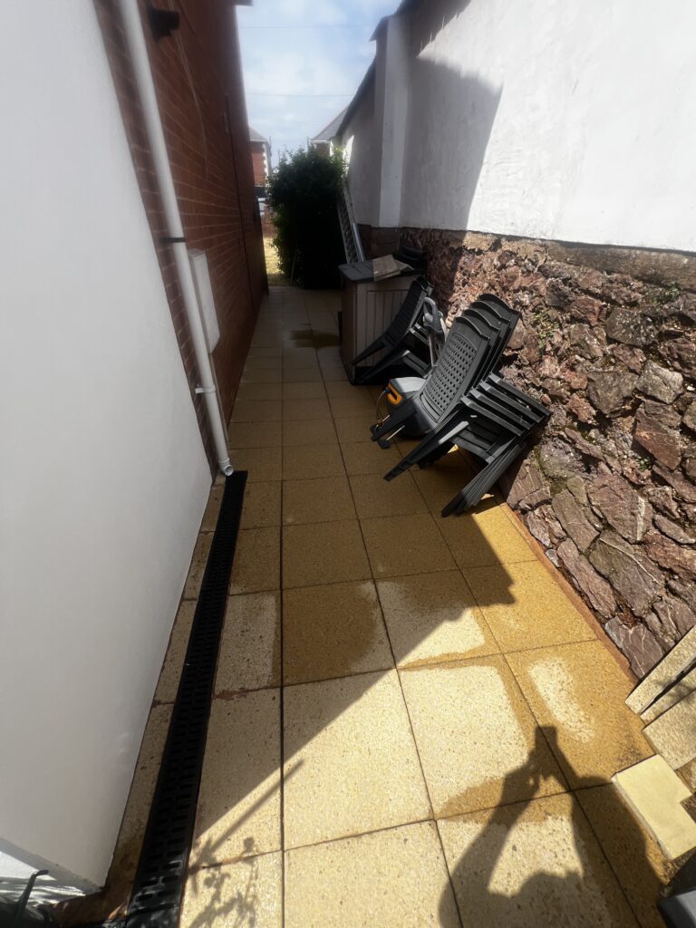Patio cleaning - Exwick Road - After photo