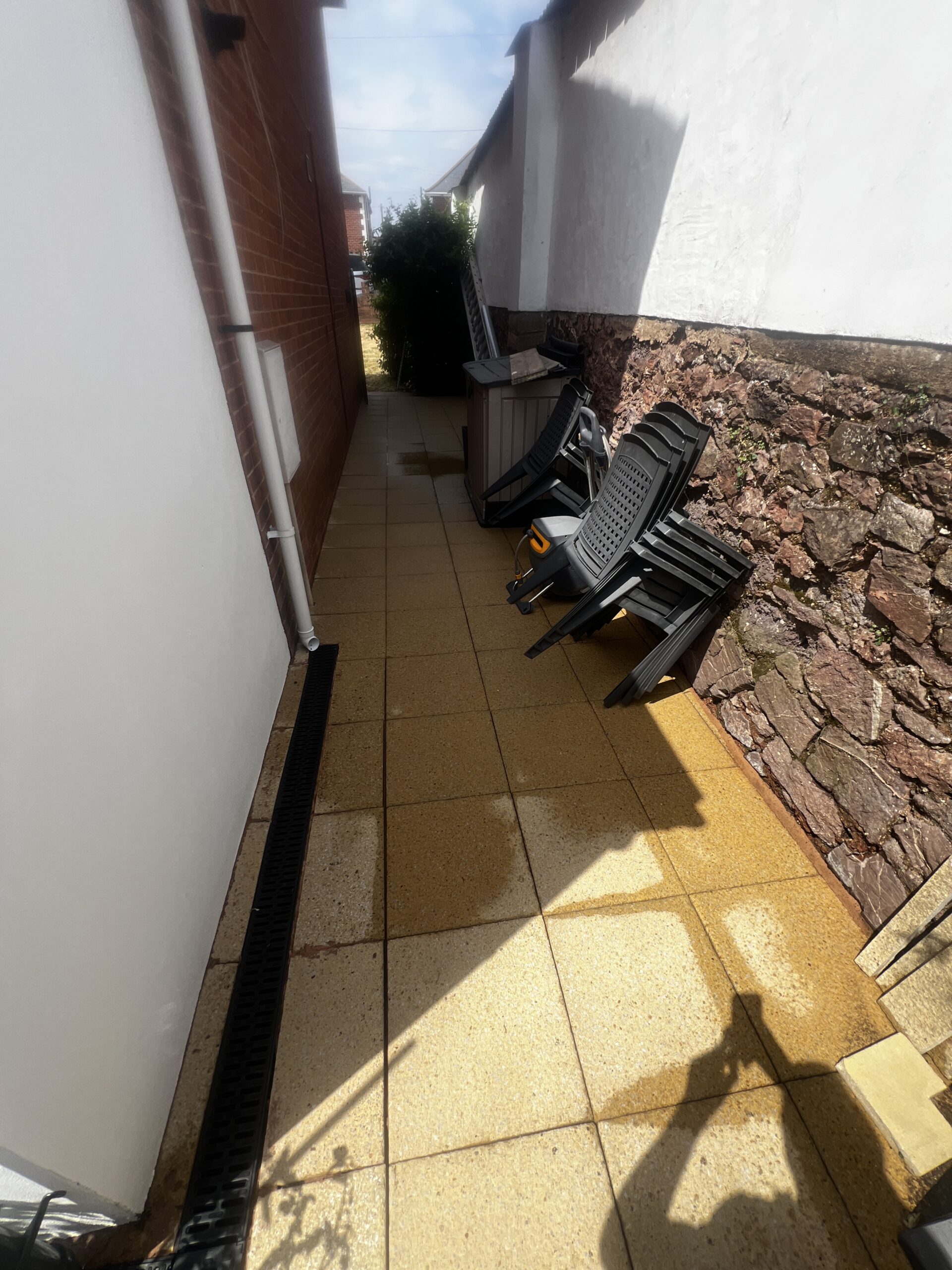 Patio cleaning - Exwick Road - After photo