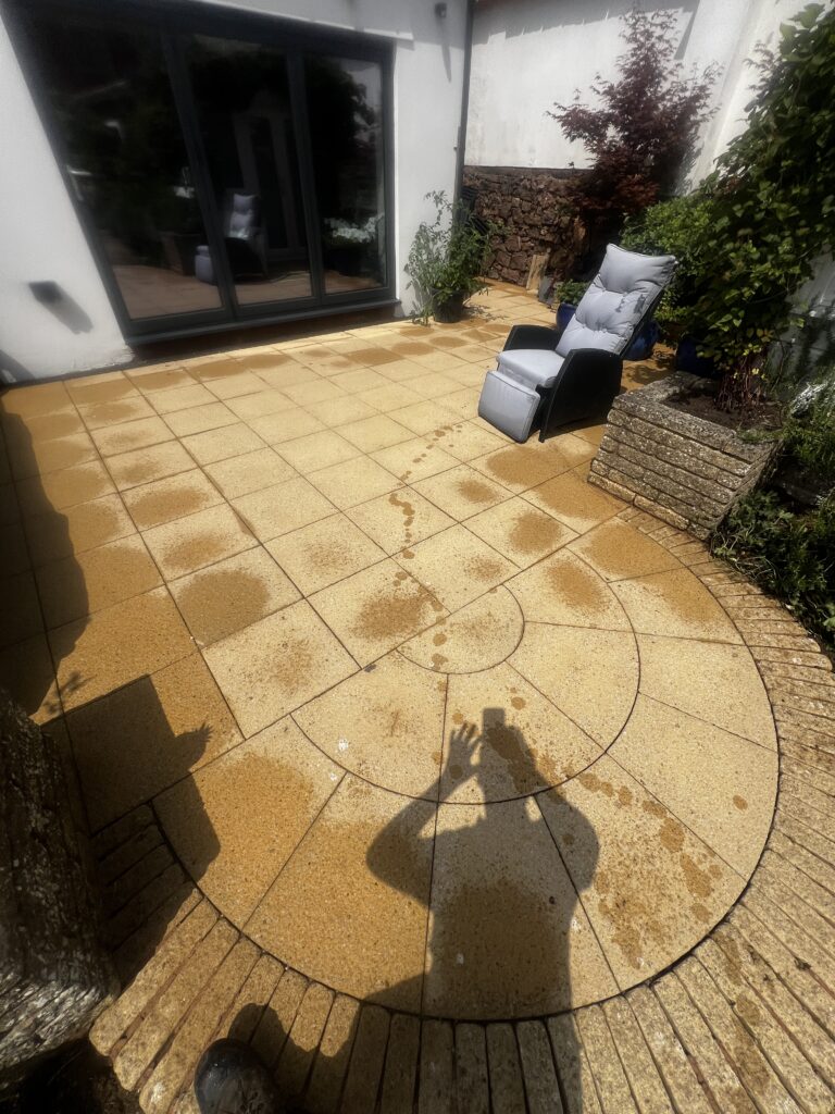 Patio cleaning - Exwick Road - After photo