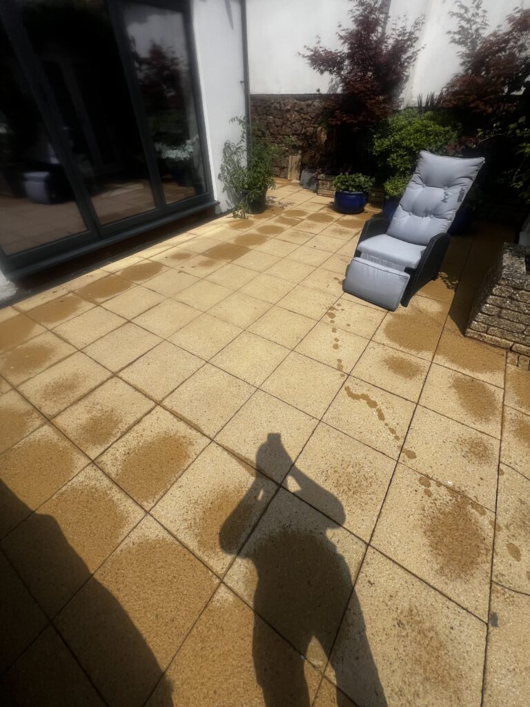 Patio cleaning - Exwick Road - After photo